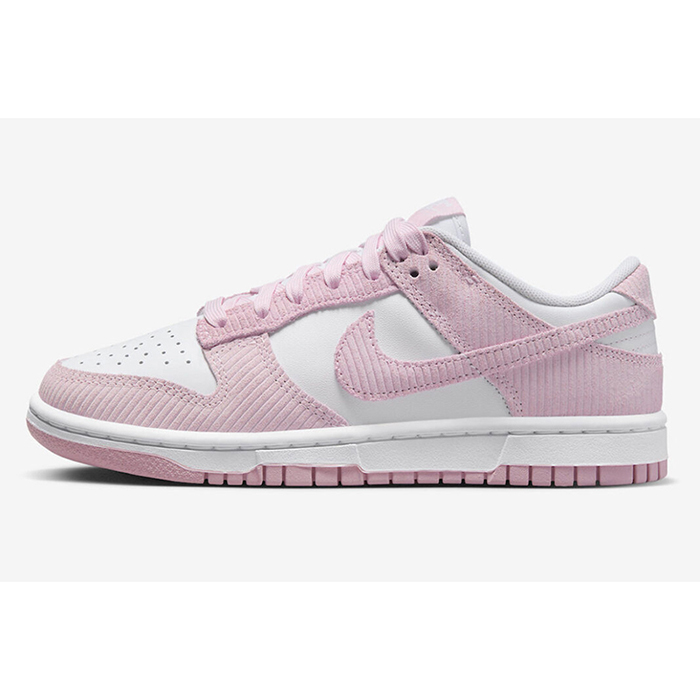 SB Dunk Low“Pink Corduroy”Women Running Shoes-White/Pink-7541086