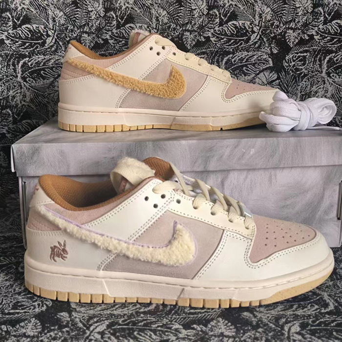 SB Dunk Low“Year of the Rabbit”Running Shoes-Gray/Khkai-6076245