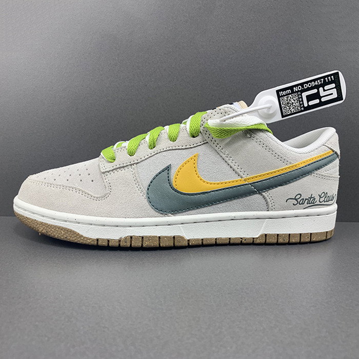 SB Dunk Low SE Running Shoes-Gray/Green-6248533