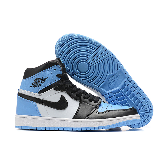 Air Jordan 1 AJ1 High Running Shoes-Blue/White-2669669