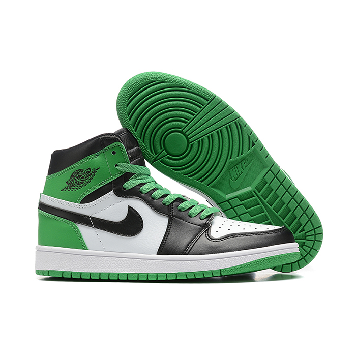 Air Jordan 1 AJ1 High Running Shoes-Green/White-8466859