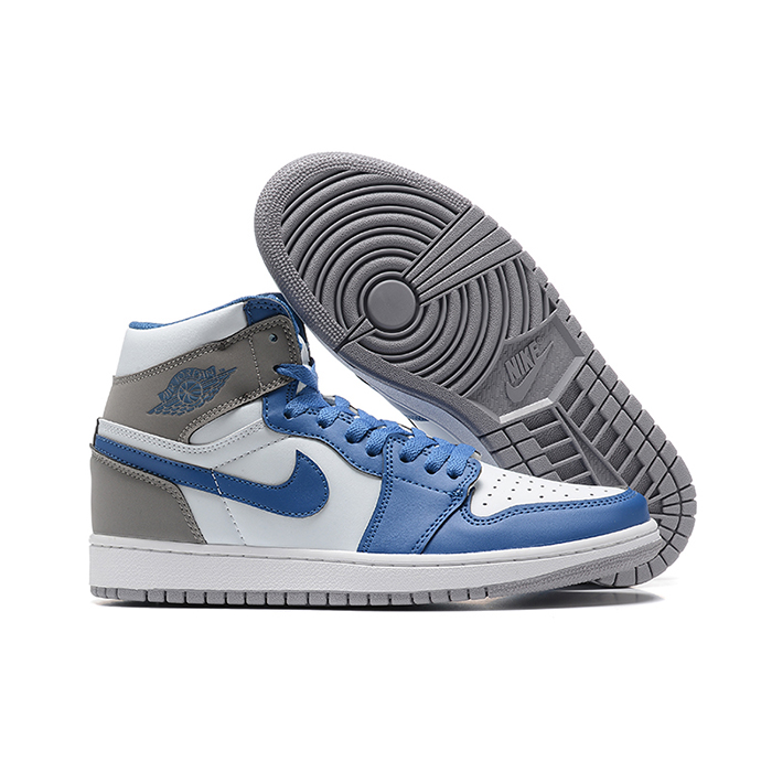 Air Jordan 1 AJ1 High Running Shoes-Blue/Gray-7357796