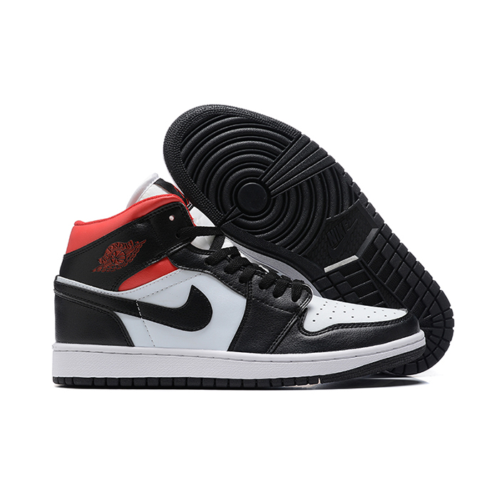 Air Jordan 1 AJ1 High Running Shoes-White/Black-4580845