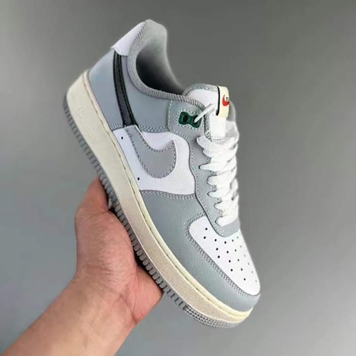 AIR FORCE 1‘07 AF1 Running Shoes-White/Gray-2796313