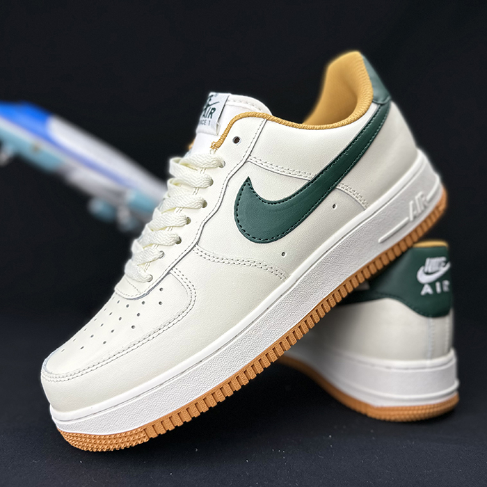 AIR FORCE 1 AF1 Running Shoes-White/Green-8984060