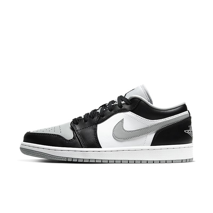 Air Jordan 1 AJ1 Low Running Shoes-Black/Gray-9960545