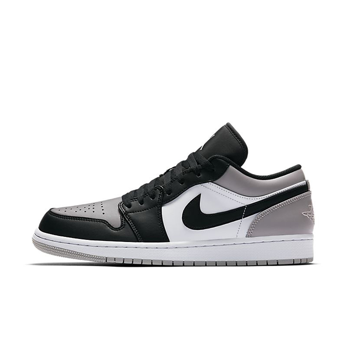 Air Jordan 1 AJ1 Low Running Shoes-Black/Gray-8951723