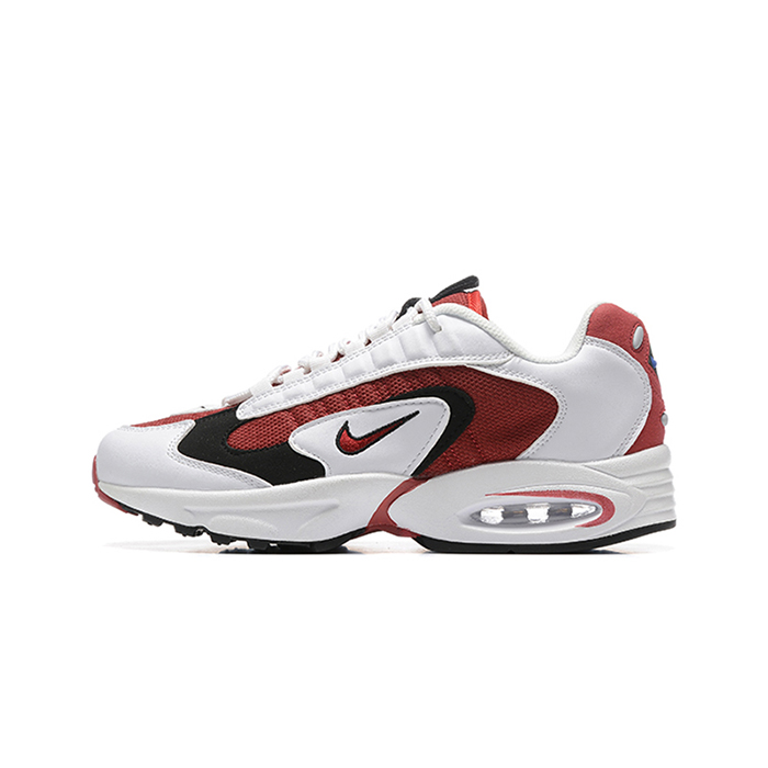 Air Max Triax Running Shoes-White/Red-9516500