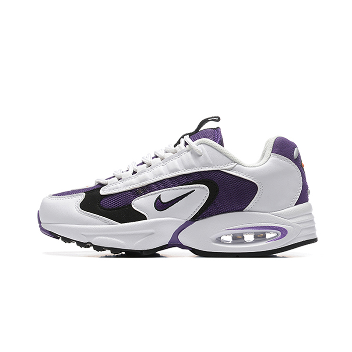 Air Max Triax Running Shoes-White/Purple-1928506