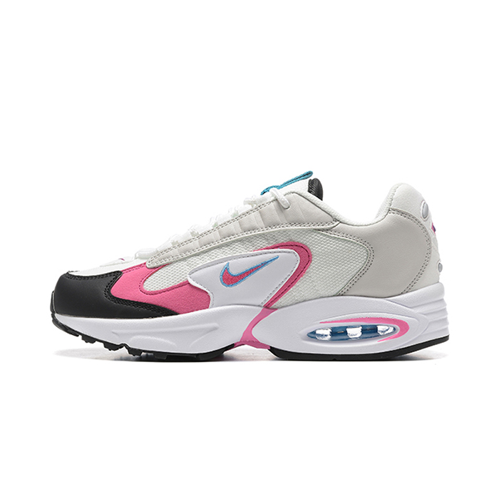 Air Max Triax Running Shoes-White/Pink-7398532