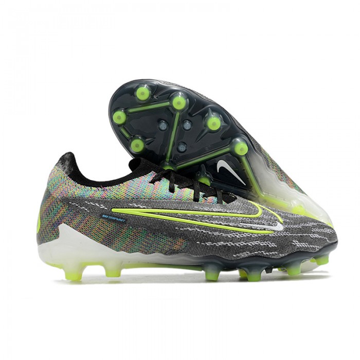 Phantom GX Elite AG Soccer Shoes-Gray/Green-8765025