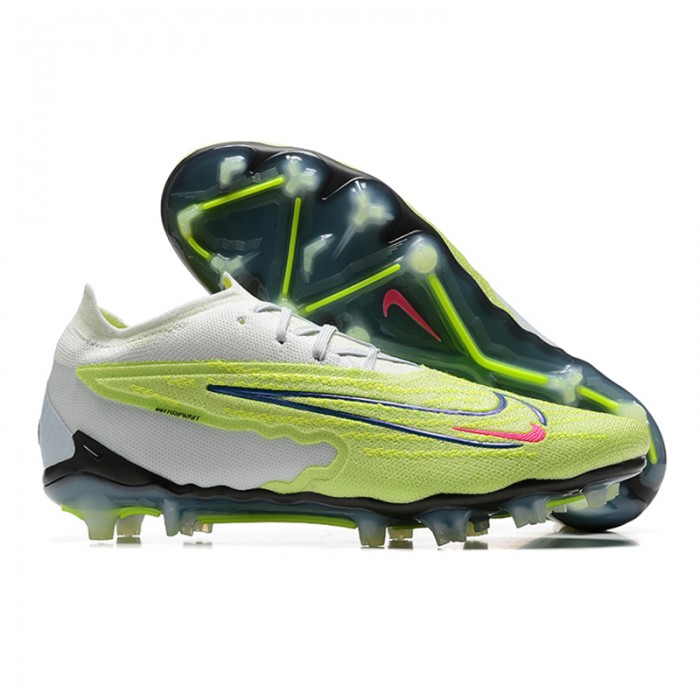 Phantom GX Elite FG Soccer Shoes-Gray/Green-4300047