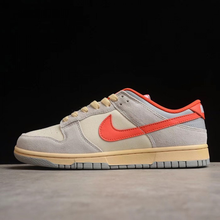 SB Dunk Low Running Shoes-Gray/Red-4775296