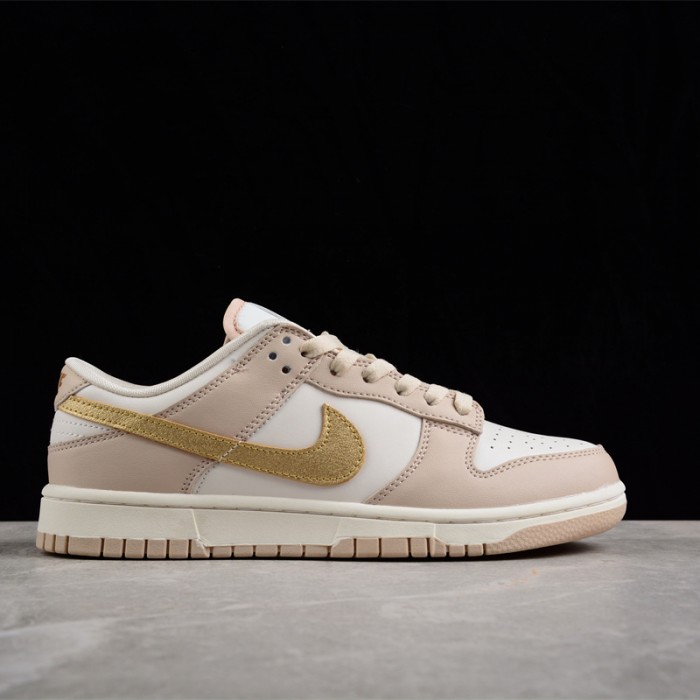 SB Dunk Low Running Shoes-White/Khkai-7579251