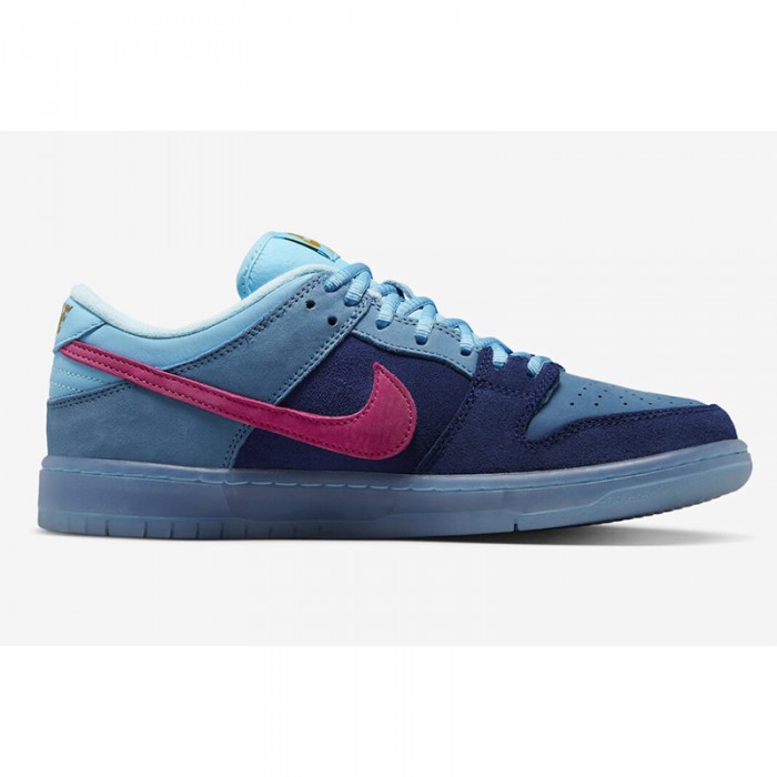 Run The Jewels x SB Dunk Low Running Shoes-Navy Blue/Red-1052591