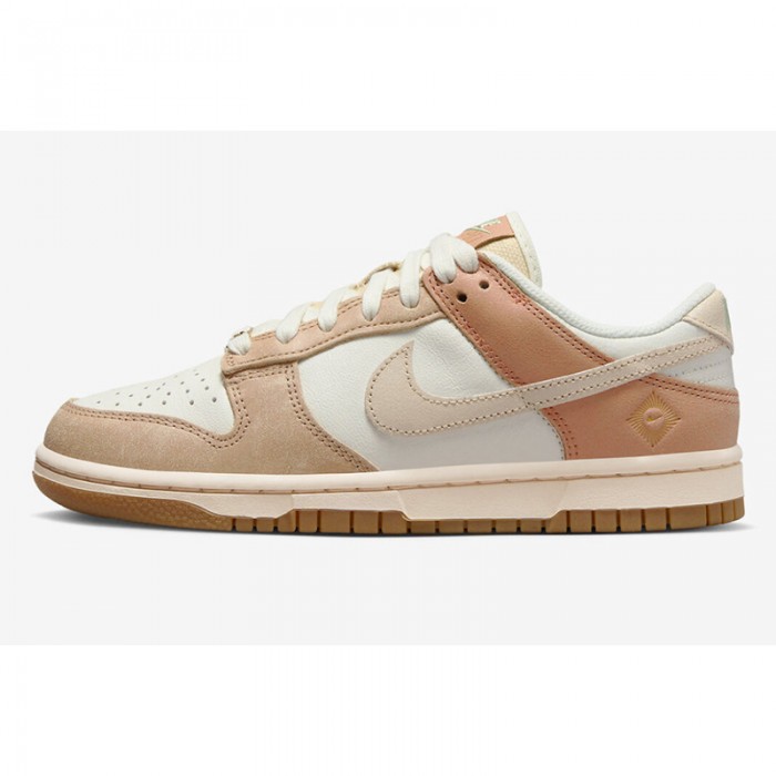 SB Dunk Low WMNS Running Shoes-Khaki/White-2144530