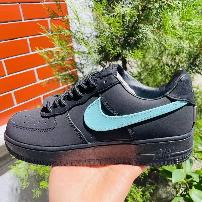 AIR FORCE 1‘07 AF1 Running Shoes-Black/Green-8831833