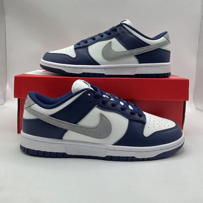 SB Dunk Low Running Shoes-Navy Blue/White-7635051