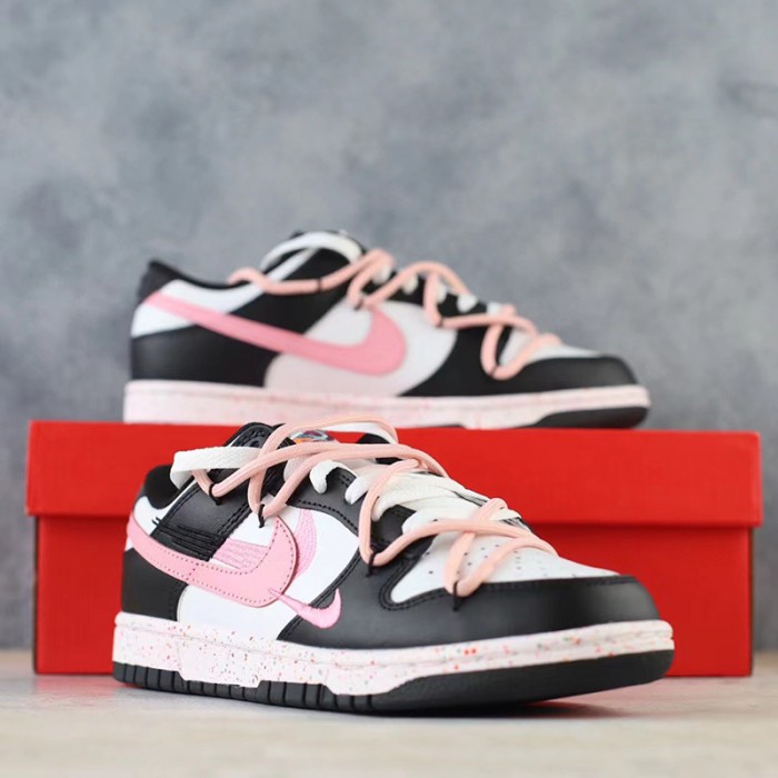 SB Dunk Low CS Women Running Shoes-Black/White-4108151