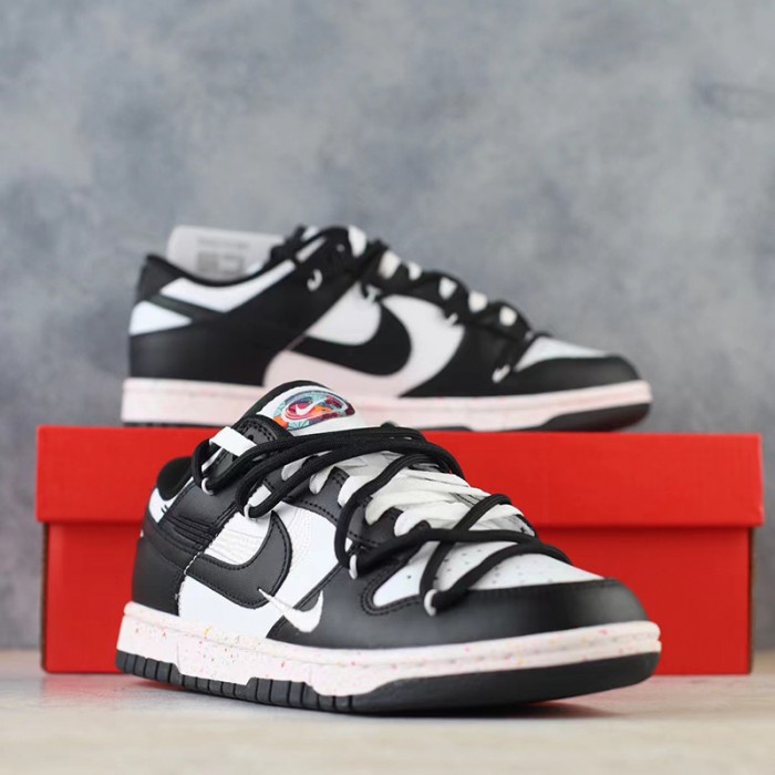 SB Dunk Low CS Running Shoes-Black/White-4707116