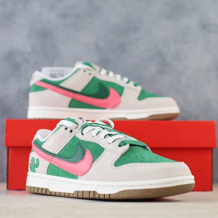 SB Dunk Low CS Running Shoes-Gray/Green-2962043