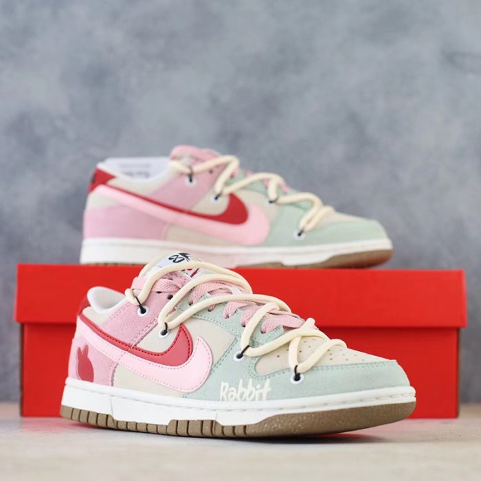 SB Dunk Low CS Women Running Shoes-Gray/Pink-5472232