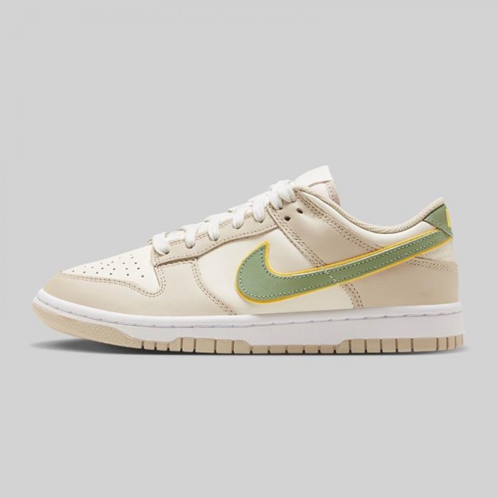 SB Dunk Low Running Shoes-Khaki/Gray-8496381