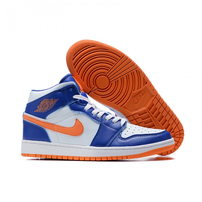 Air Jordan 1 AJ1 High Running Shoes-White/Blue-3185032