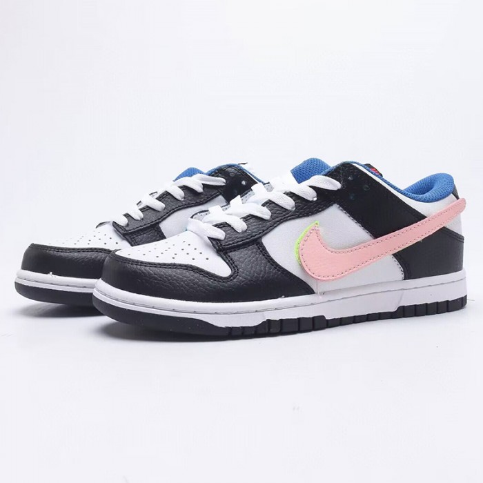 SB Dunk Low Running Shoes-Black/White-5494216