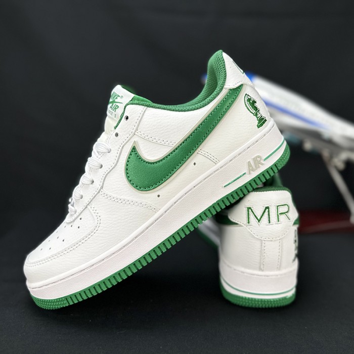 AIR FORCE 1 AF1 Running Shoes-White/Green-7711661