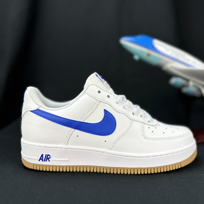 AIR FORCE 1 AF1 Running Shoes-White/Blue-4065569