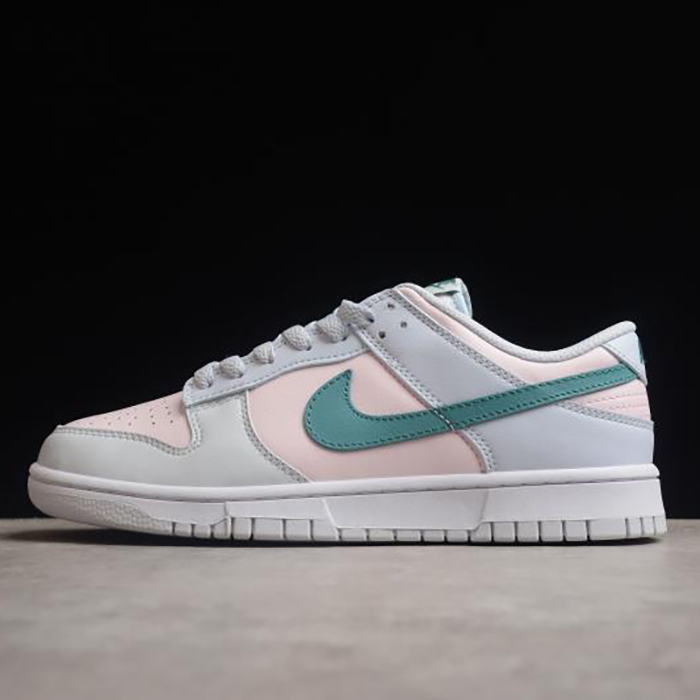 SB Dunk Low“Mineral Teal”Running Shoes-Gray/Pink-6437005