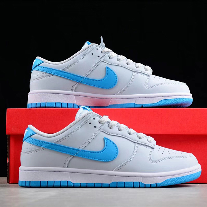 SB Dunk Low Running Shoes-Gray/Blue-3318149