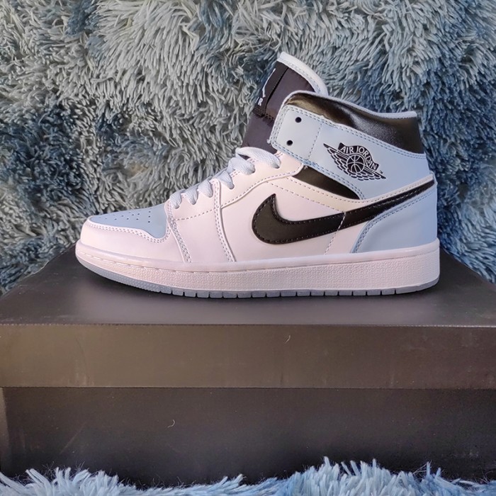 Air Jordan 1 AJ1 High Running Shoes-White/Blue-4151887