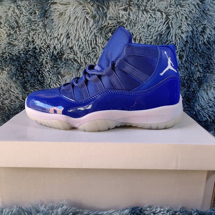 Air Jordan 11 AJ11 High Running Shoes-Blue/White-7678691