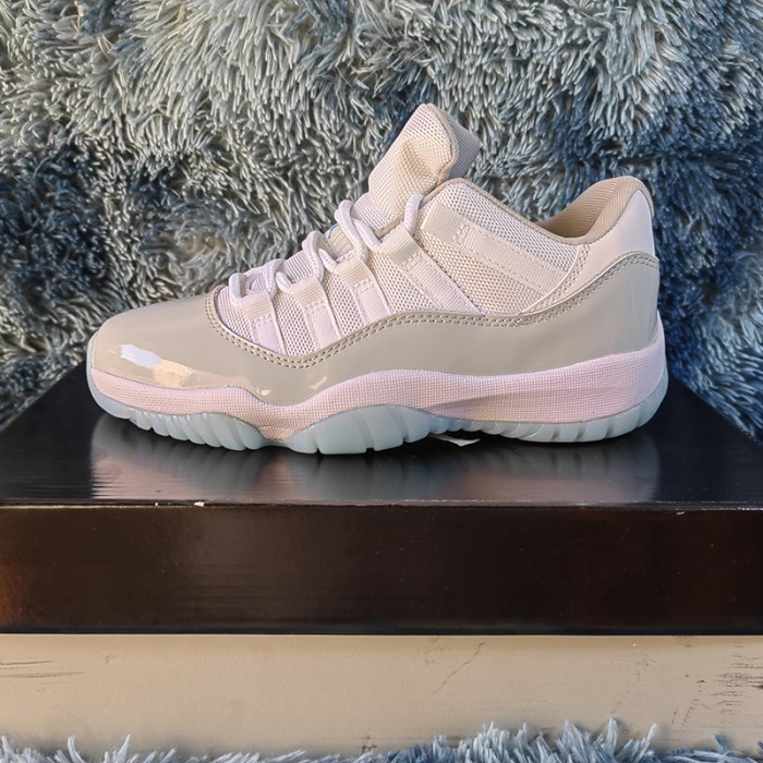 Air Jordan 11 AJ11 High Running Shoes-Gray/White-3088552