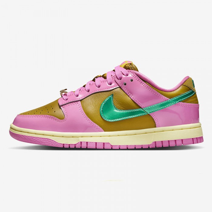 Parris Goebel x SB Dunk Low Running Shoes-Pink/Brown-5894614