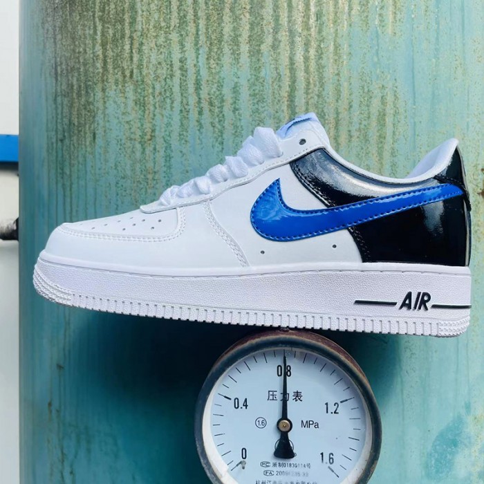 AIR FORCE 1‘07 AF1 Running Shoes-White/Blue-6382055