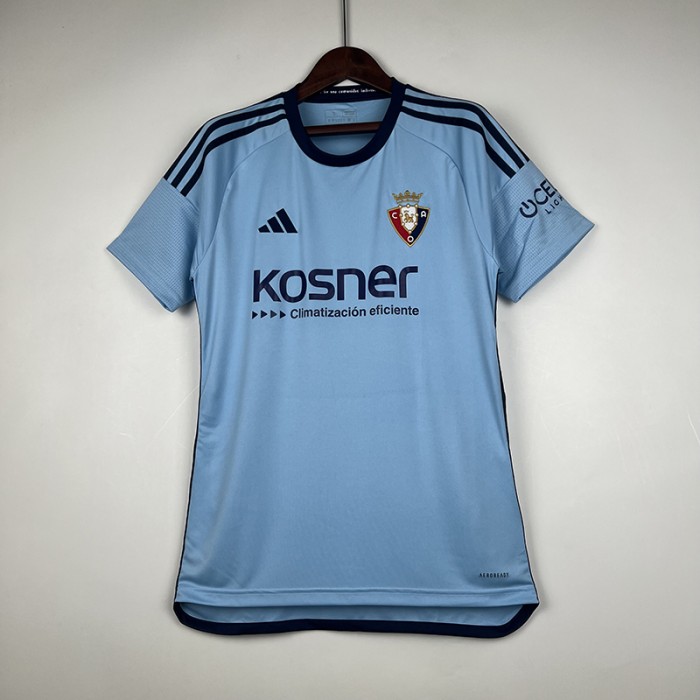 23/24 Osasuna Second away Blue Jersey Kit short sleeve-6224684