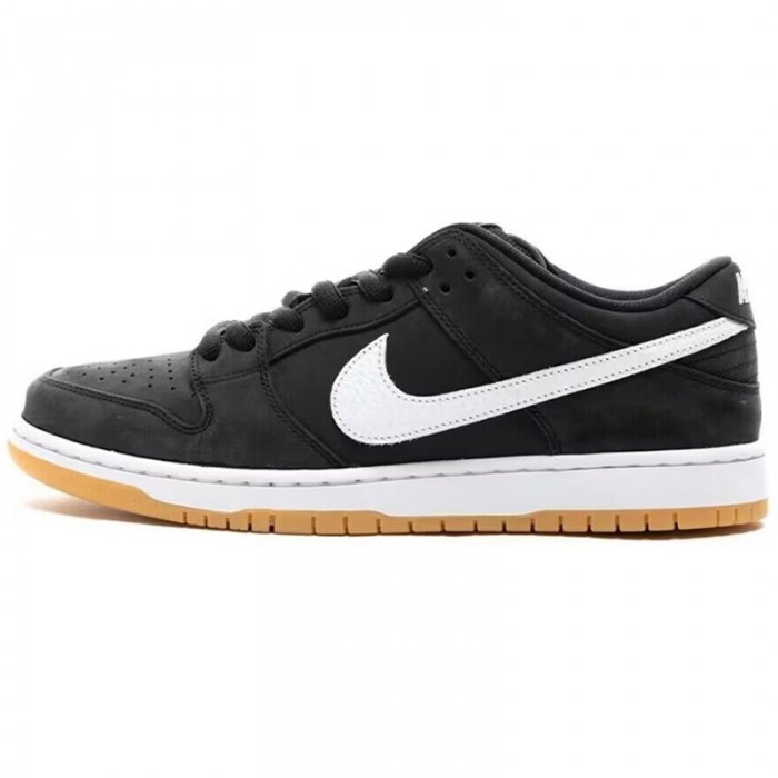 SB Dunk Low Running Shoes-Black/White-5978454