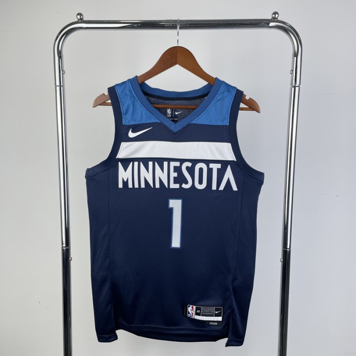 Minnesota Timberwolves ANDERSON #1 Navy Blue NBA Jersey-5467115