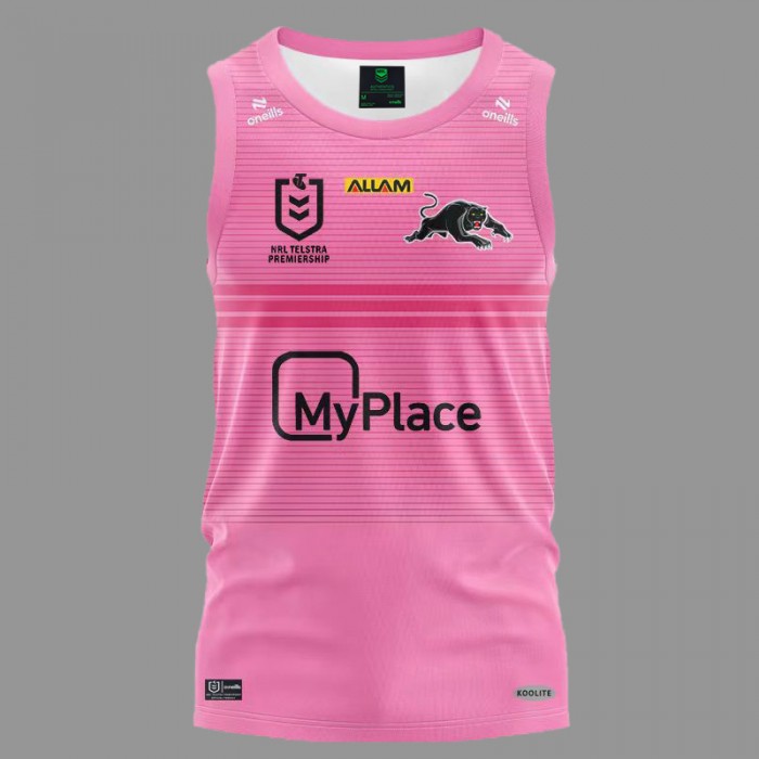 2024 NRL Rugby PENRITH PANTHERS Rugby Jersey Pink Sleeveless Vest-7730805