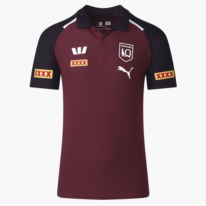 2024 NRL Rugby QLD State Of Origin Maroons Wine Red Rugby Jersey-1520084