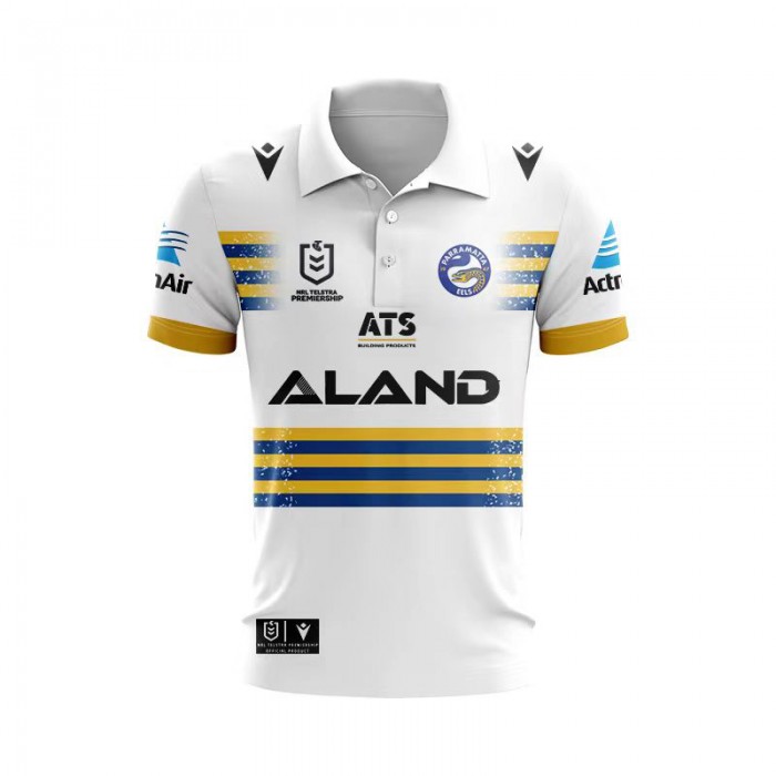 2024 NRL Rugby PARRAMATTA EELS Away Jersey White Rugby Jersey-2303521