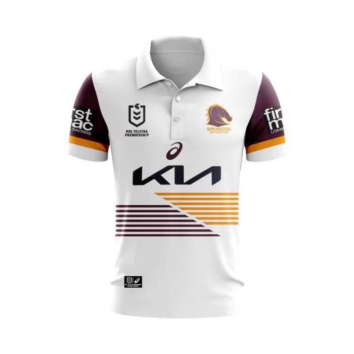 2024 NRL Rugby BRISBANE BRONCOS Jersey White Rugby Jersey-522474