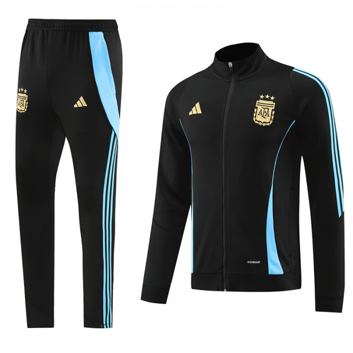 2024 Argentina Black Edition Classic Jacket Training Suit (Top+Pant)-5414814