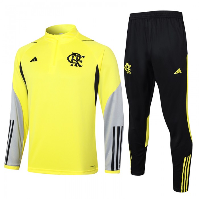 24/25 Flamengo Yellow Edition Classic Jacket Training Suit (Top+Pant)-1687566