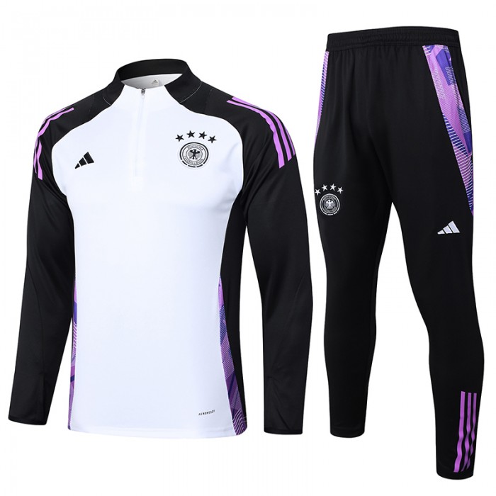 2024 Germany White Edition Classic Jacket Training Suit (Top+Pant)-3857065