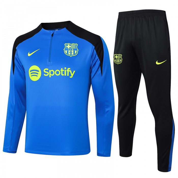 24/25 Barcelona Blue Edition Classic Jacket Training Suit (Top+Pant)-9209243