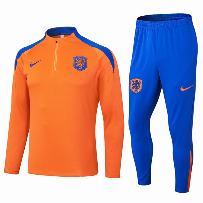 2024 Netherlands Orange Edition Classic Jacket Training Suit (Top+Pant)-5100120